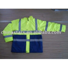 Color surtido de alta visibilidad reflectante Safety Jackets